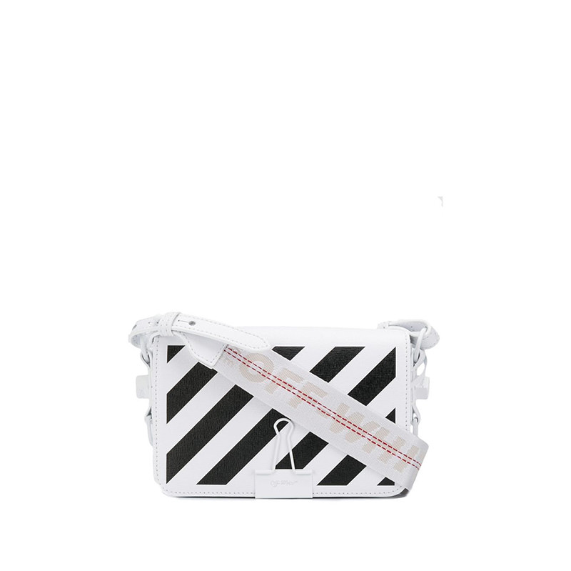 OFF-WHITE（オフホワイト） Mini Diag Binder clip Off-White bag画像